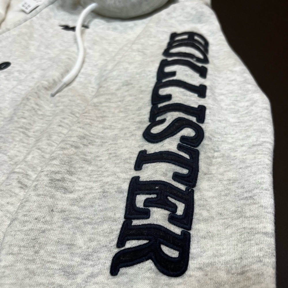 Embroidered Graphic Zip-up Hoodie - Picture 3 of 4